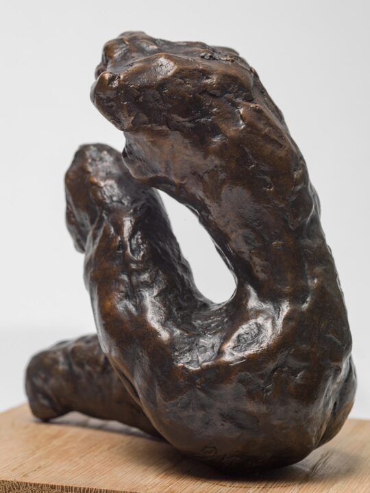 Figurative sculpture Bronze with Green Patina
